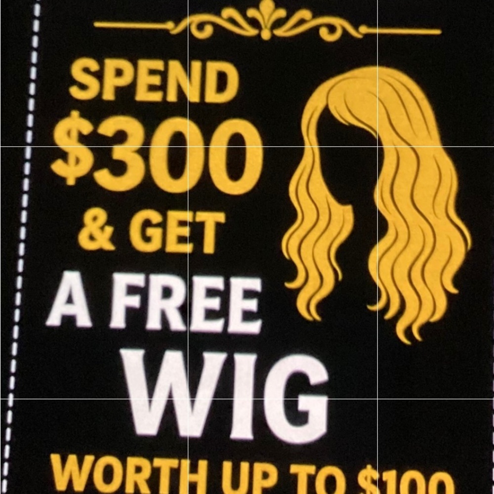 Golden Wig Offer
